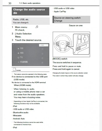 toyota gran ace 2023 2024& 2025 navigation & multimedia system manual
